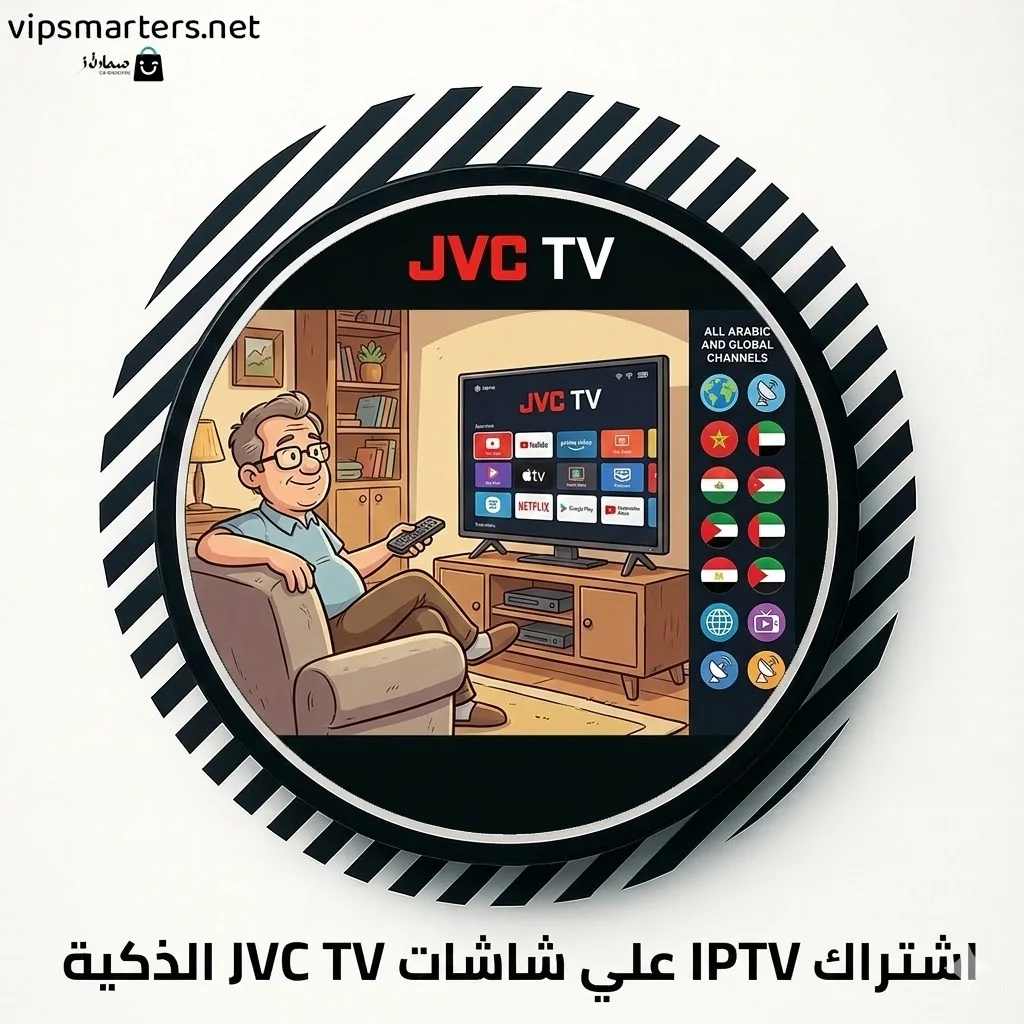 اشتراك IPTV على شاشة JVC TV